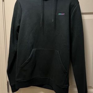 Black Oakley Hoodie with pocket (XS) adult size